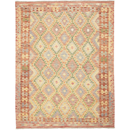 Kilim 152x195 Cm Kilim, Afghanistan, Hand-carded Wool (warp: