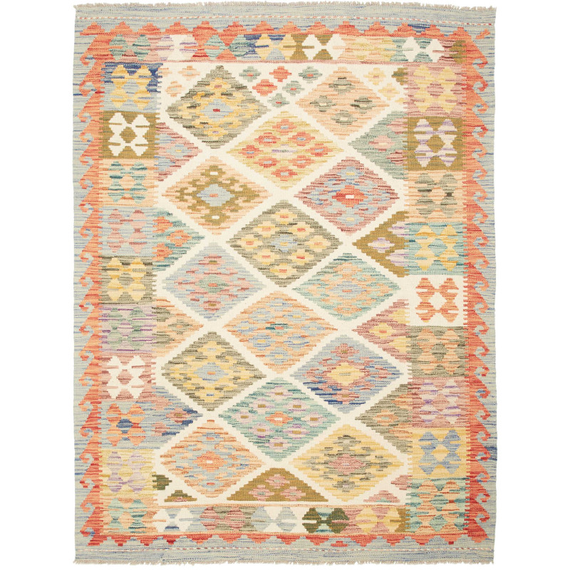 Kilim 148x201 Cm Kilim Afghanistan Hand-carded Wool Cotton