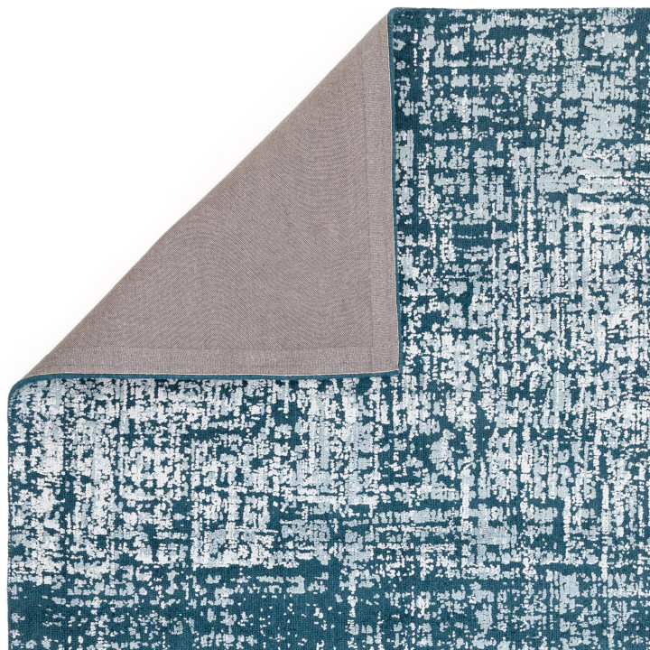 Rug Torino abstract dark green white 120x170 cm
