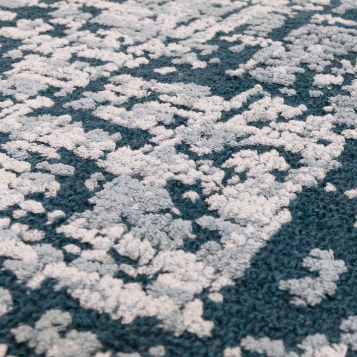 Rug Torino abstract dark green white 120x170 cm