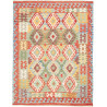 Kilim 154x198 Cm Afghan Kilim, Hand-carded Wool, Cotton