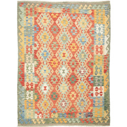 Kilim 149x201 Cm Kilim, Afghanistan, Hand-carded Wool (warp