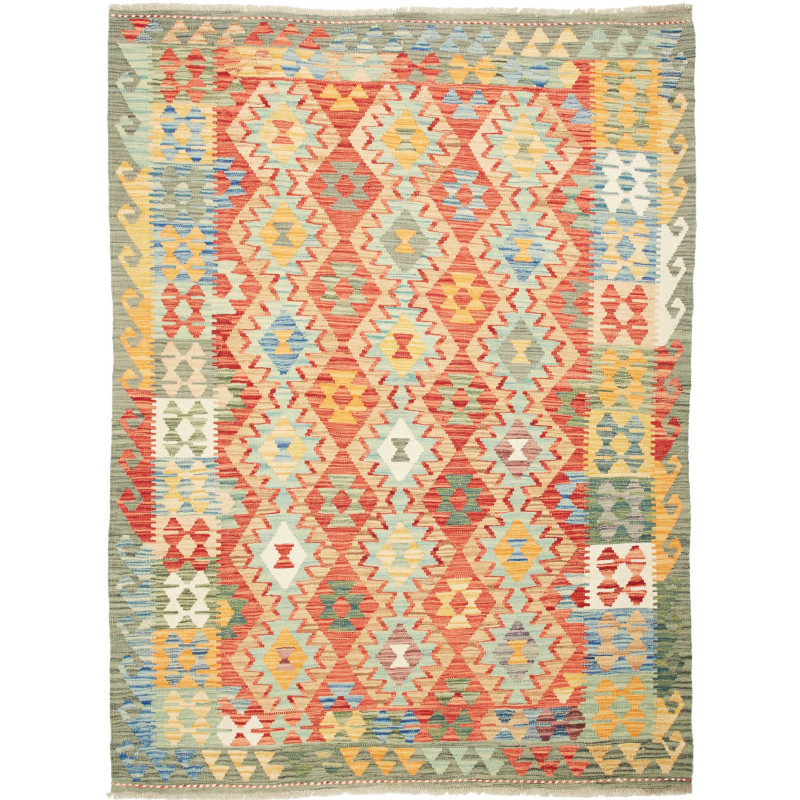 Kilim 149x201 Cm Kilim, Afghanistan, Hand-carded Wool (warp