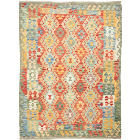 Kilim 149x201 Cm Kilim, Afghanistan, Hand-carded Wool (warp