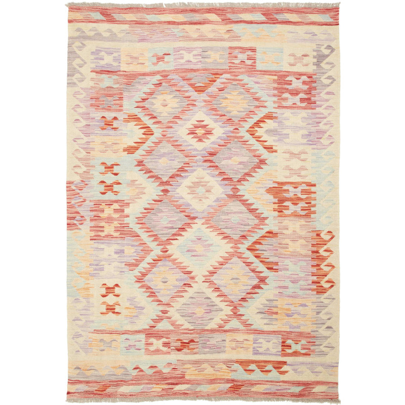 Kilim 143x207 Cm Kilim Afghanistan Hand-carded Wool Cotton