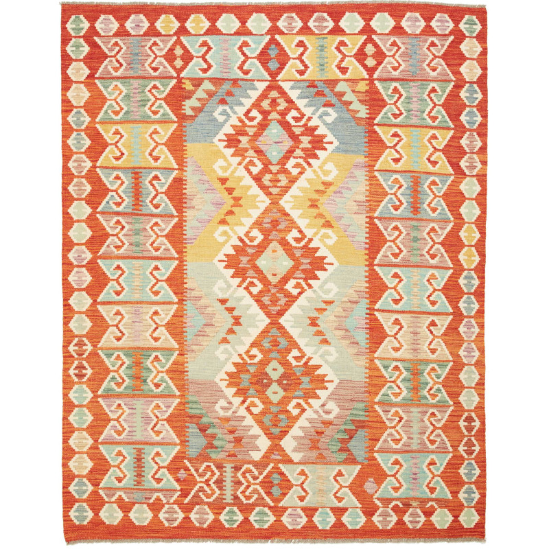 Kilim 152x193 Cm Kilim Afghanistan Hand-carded Wool (warp:
