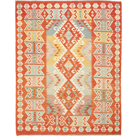 Kilim 152x193 Cm Kilim Afghanistan Hand-carded Wool (warp: