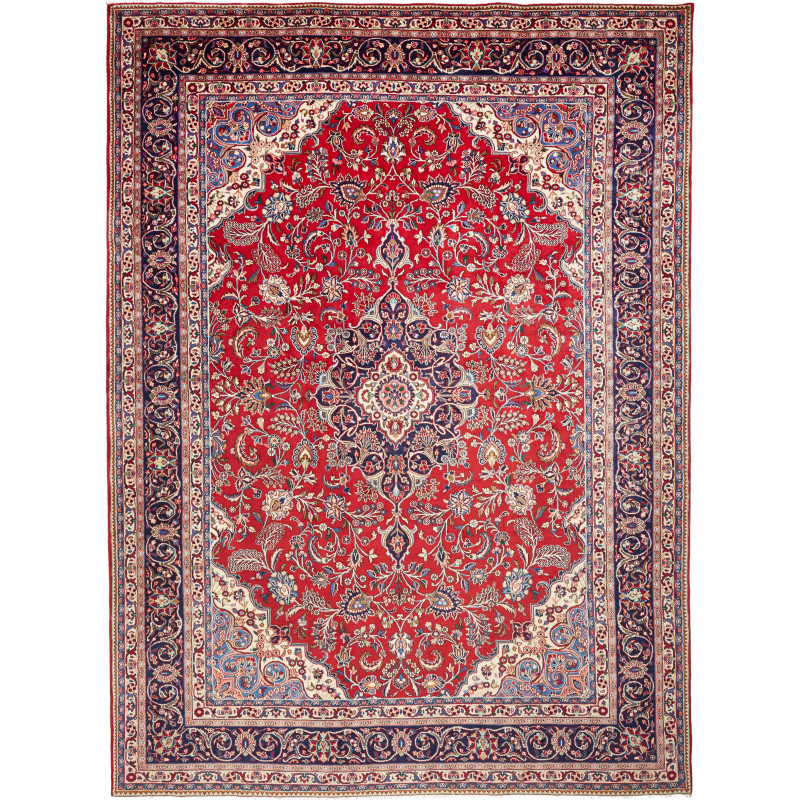Hamadan Fine 270x367 Cm Hamadan Fine Persia Hand-carded Wool