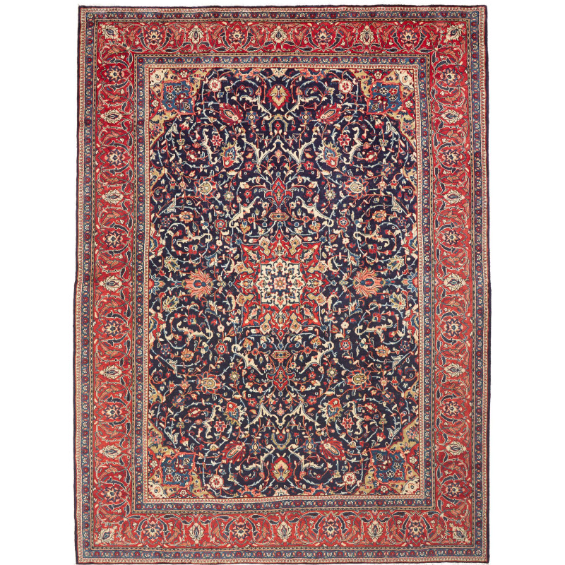Mahal 270x365 Cm Mahal, Persia, Hand-carded Wool, Cotton,