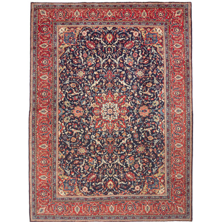 Mahal 270x365 Cm Mahal, Persia, Hand-carded Wool, Cotton,