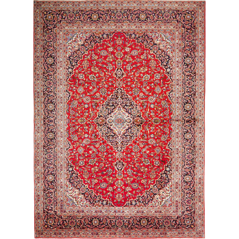 Ardakan 252x350 Cm Ardakan, Persia, Hand-carded Wool, Cotton