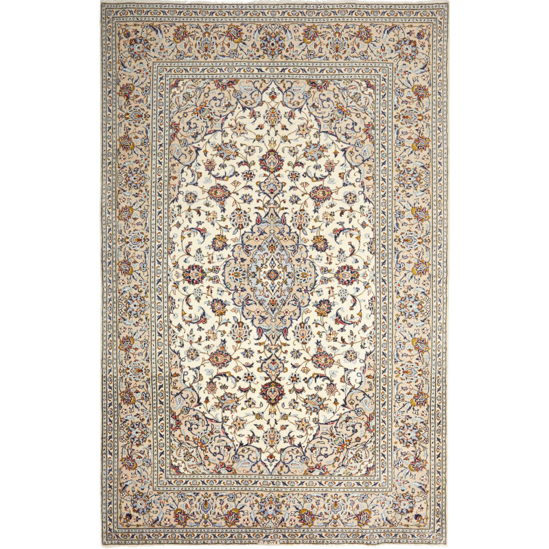 Kashan 197x310 Cm Kashan, Persia, Hand-carded Wool (warp: