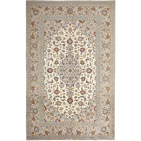 Kashan 197x310 Cm Kashan, Persia, Hand-carded Wool (warp: