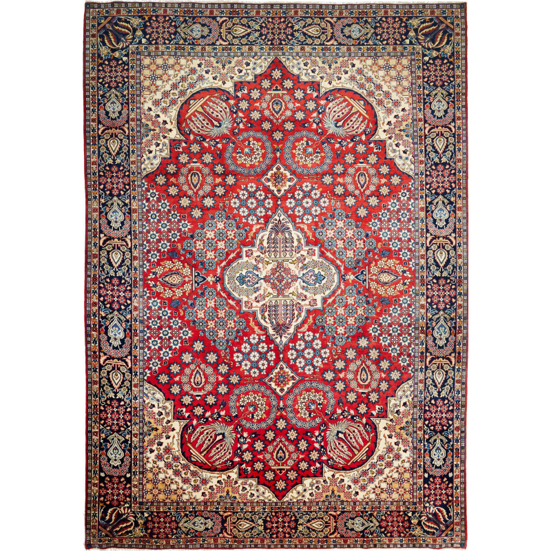 Rug Nadjafabad Persia 288x410 Crimson Red Navy