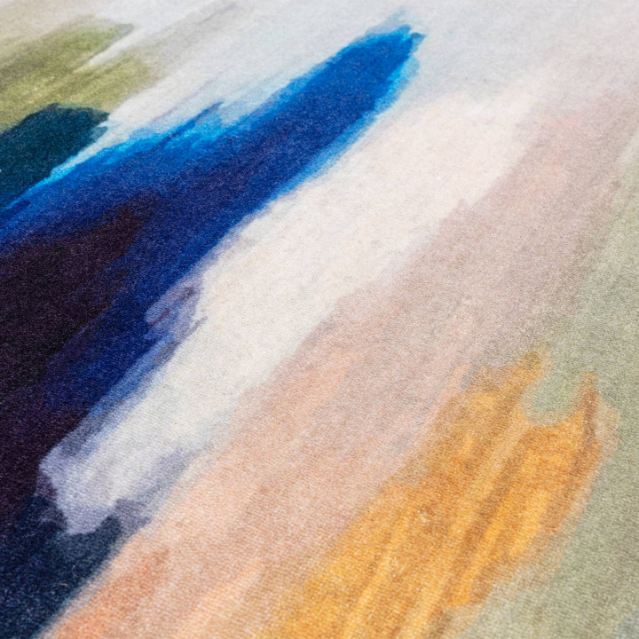 Tappeto Vision astratto blu e rosso 160x230 cm