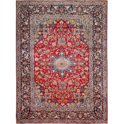 Nadjafabad 312x420 Cm Nadjafabad, Persia, Hand-carded Wool
