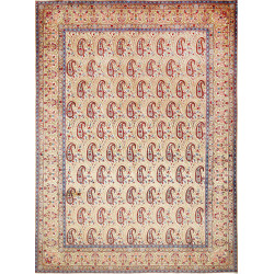 Ghom 290x385 Cm Ghom Persia Hand-carded Wool Cotton