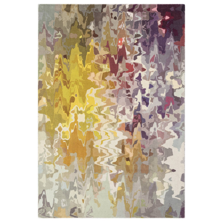 Tappeto Vision astratto giallo e viola 160x230 c