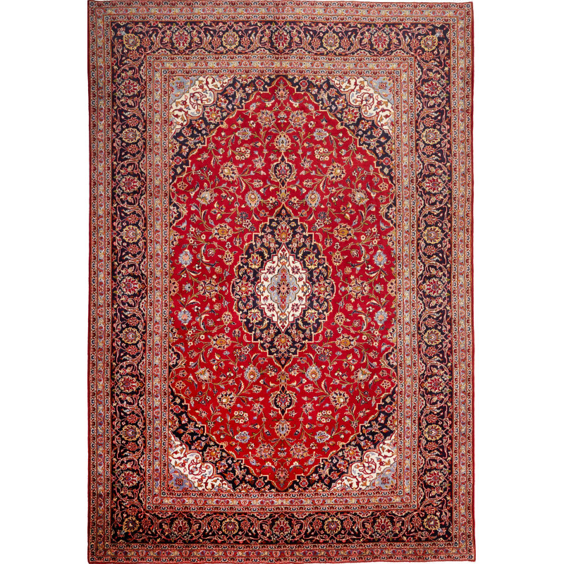 Ardakan 245x355 Cm Ardakan, Persia, Hand-carded Wool, Cotton