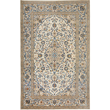 Kashan 196x308 Cm Kashan, Persia, Hand-carded Wool (cotton