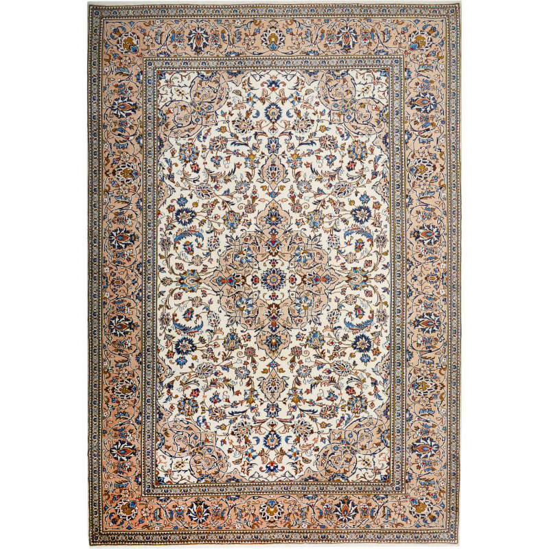 Kashan 243x353 Cm Kashan, Persia, Hand-carded Wool (warp:
