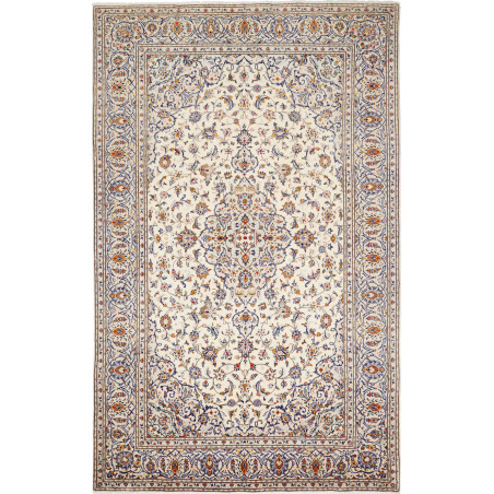 Kashan 197x315 Cm Kashan, Persia, Hand-carded Wool (warp: