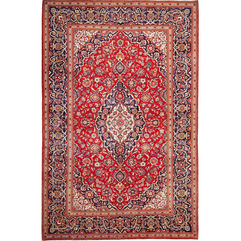 Ardakan 202x310 Cm Ardakan, Persia, Hand-carded Wool (cotton