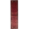 Hand Made Rug Hamadan Persia 120x480 Dark Red B