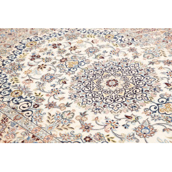 Hand Made Rug Nain 9la Persia 175x260 Ivory Blu