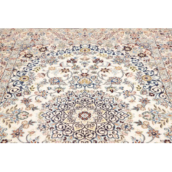 Hand Made Rug Nain 9la Persia 175x260 Ivory Blu