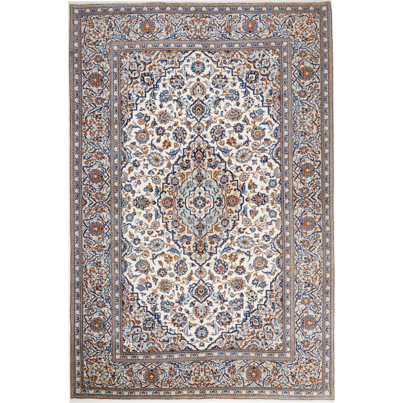 Kashan 200x303 Cm Kashan Persia Hand-carded Wool (warp: