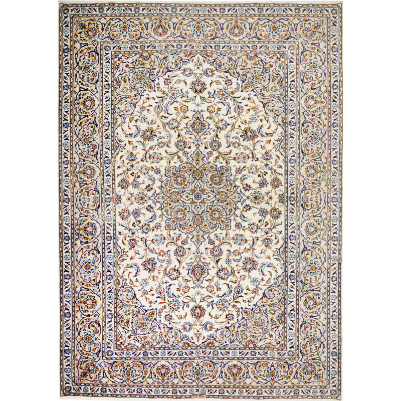 Kashan 257x363 Cm Kashan Persia Hand-carded Wool (warp: