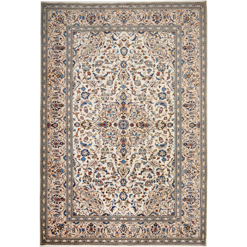 Kashan 243x353 Cm Kashan, Persia, Hand-carded Wool (warp: