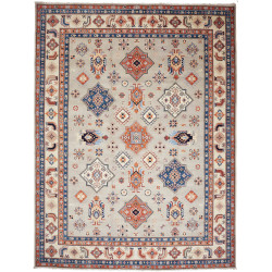 Hand Made Rug Kazak Afghanistan 269x357 Beige B