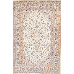 Hand Made Rug Kashan Persia 192x293 Ivory Dark