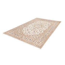 Hand Made Rug Kashan Persia 192x293 Ivory Dark