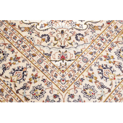 Hand Made Rug Kashan Persia 192x293 Ivory Dark