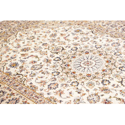 Hand Made Rug Kashan Persia 192x293 Ivory Dark