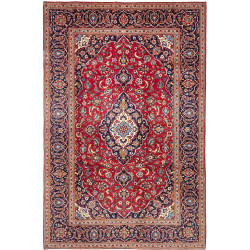 Hand Made Rug Ardakan Persia 200x306 Red Dark B