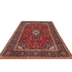 Hand Made Rug Ardakan Persia 200x306 Red Dark B