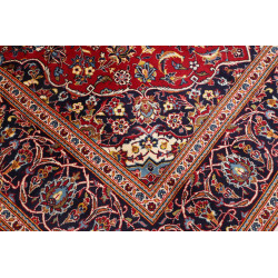 Hand Made Rug Ardakan Persia 200x306 Red Dark B