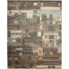 Hand Made Rug Mosaic Pakistan 233x293 Anthracit