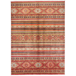 Rug Samarkand Pakistan 250x344 Red Blue