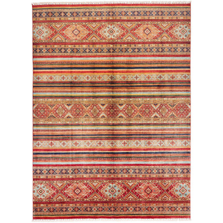 Rug Samarkand Pakistan 250x344 Red Blue