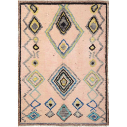 Hand Made Rug Berber Pakistan 158x220 Powder Pi