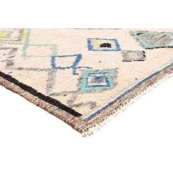 Hand Made Rug Berber Pakistan 158x220 Powder Pi