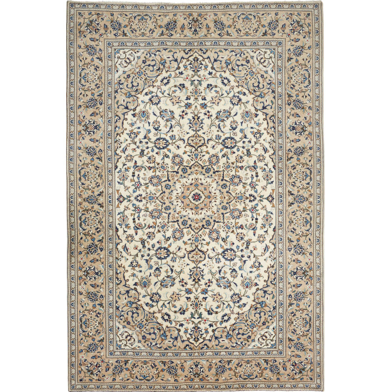 Kashan 198x306 Cm Kashan, Persia, Hand-carded Wool, Cotton,
