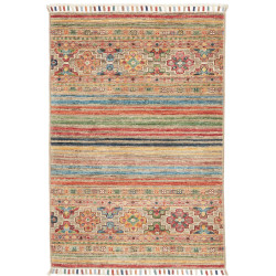 Hand Made Rug Istintia Pakistan 64x94 Beige Red