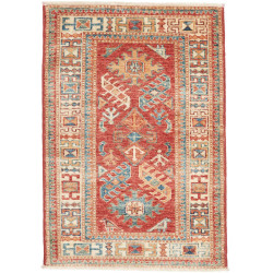 Hand Made Rug Kazak Fine Pakistan 65x98 Brick R
