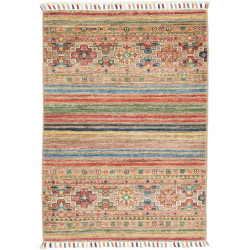 Hand Made Rug Istintia Pakistan 66x94 Beige Red